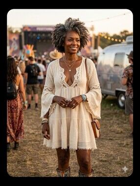 Free People One Marishka Tiny Tent Mini dress ivory Small Petite Romantic Flaws